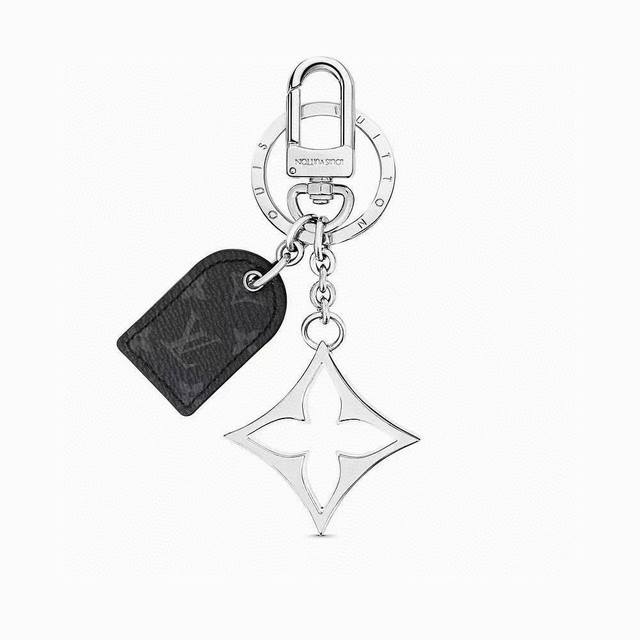 Lv classic monogram keychain bag charm and keychain pendant Lv Cherished Tab key