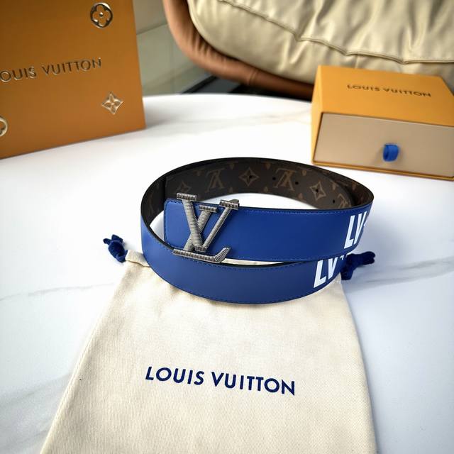 L0Uis Vuitt0N This season's new collaboration, a genuine belt from Donkey. 40mm