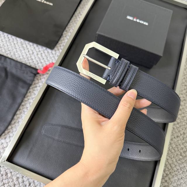 Kiton imported calfskin belt. 3.5cm wide, sold by a Shanghai trading company. A