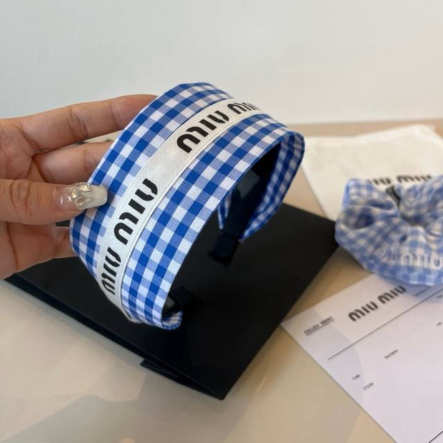 Miumiu 2025 new headband, Korean style headband