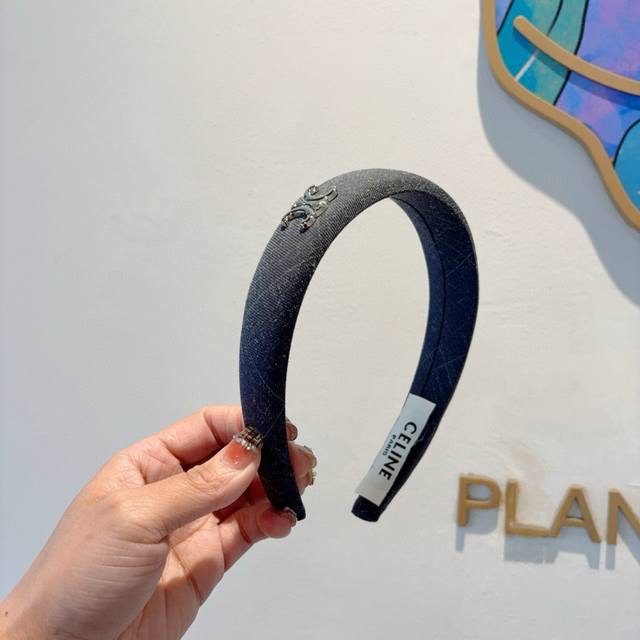with packaging Celine Arc de Triomphe classic new headband, a must-have headband