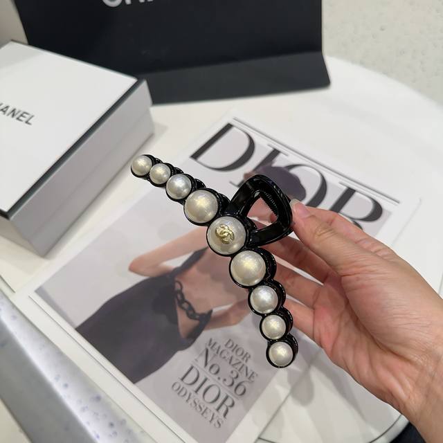 with box) Chanel's latest pearl clip. Super pretty! A must-have for every lady,