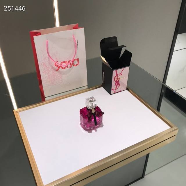 New counter quality Ysl Saint Laurent new version reverse Paris rose floral frag