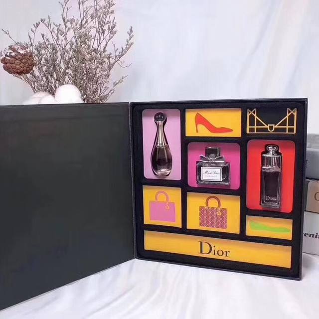 Counter-quality Dior black box perfume sample set of three! Counter-sale new pro