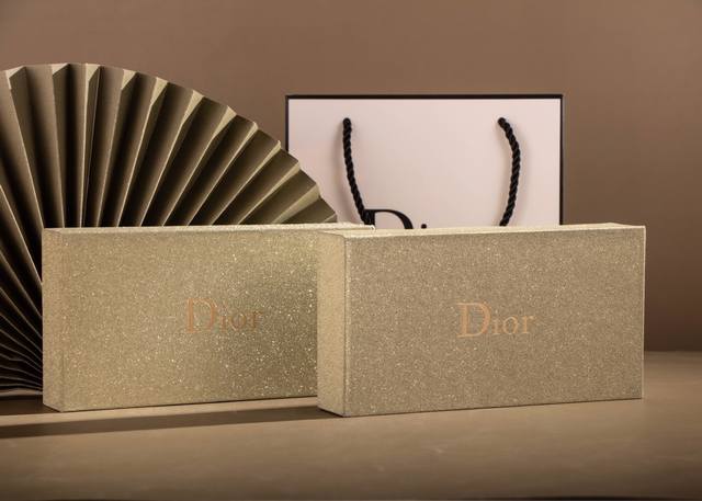 Counter quality Dior Q version perfume sample set of 4 pieces, 3 pieces gold ver