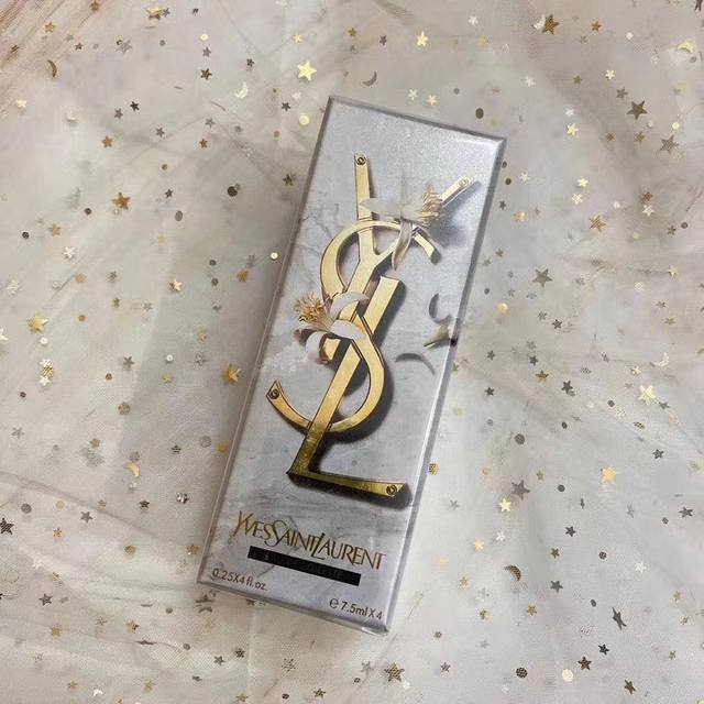 New Yves Saint Laurent perfume set (4 x 7.5ml) Contains Paris Reverso, Paris Ros