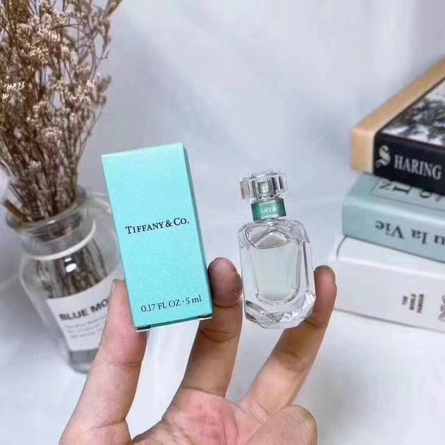 counter quality Q version sample, mini Tiffany Tiffany perfume Coty cooperation