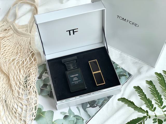 Counter-quality TF Oud and Agarwood 50ml TF Black Tube 80 Lipstick Set! Tom Ford