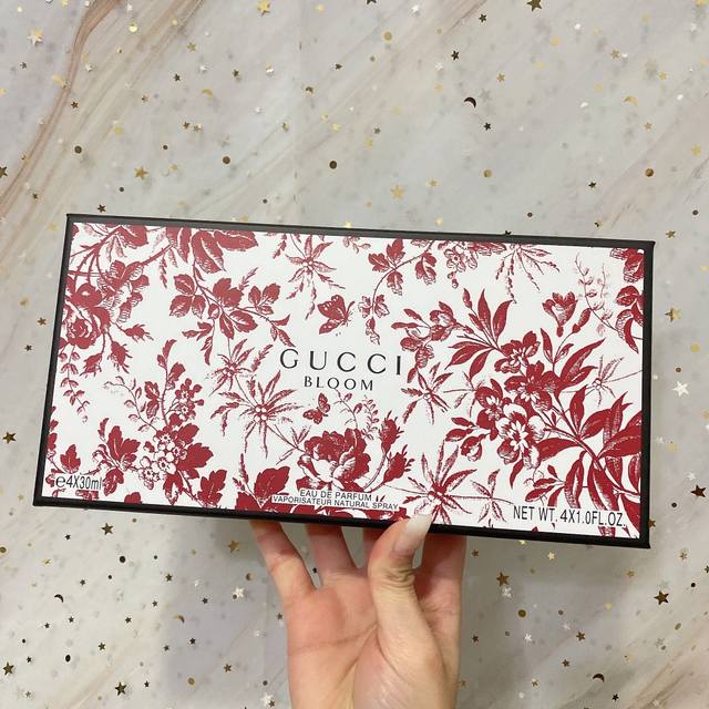 counter quality Gucci floral perfume 4-piece set 4*30Ml Gucci Gucci perfume 4