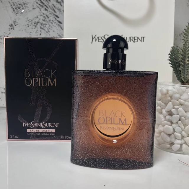 Counter quality counter YSL Yves Saint Laurent Black Opium Women's Perfume Black