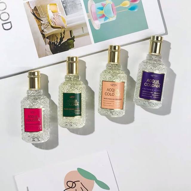 counter quality German 4711 perfume series 50Ml, 5 flavors of blood orange and b