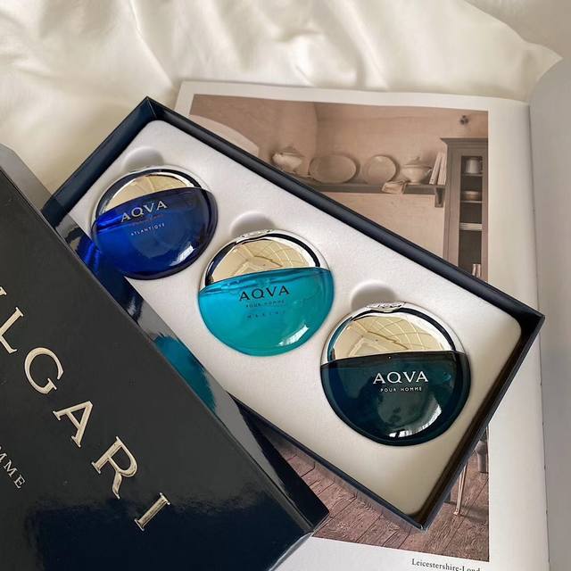 Counter quality * Bvlgari Eau de Toilette set Style: Vitality Ocean Blue Water E
