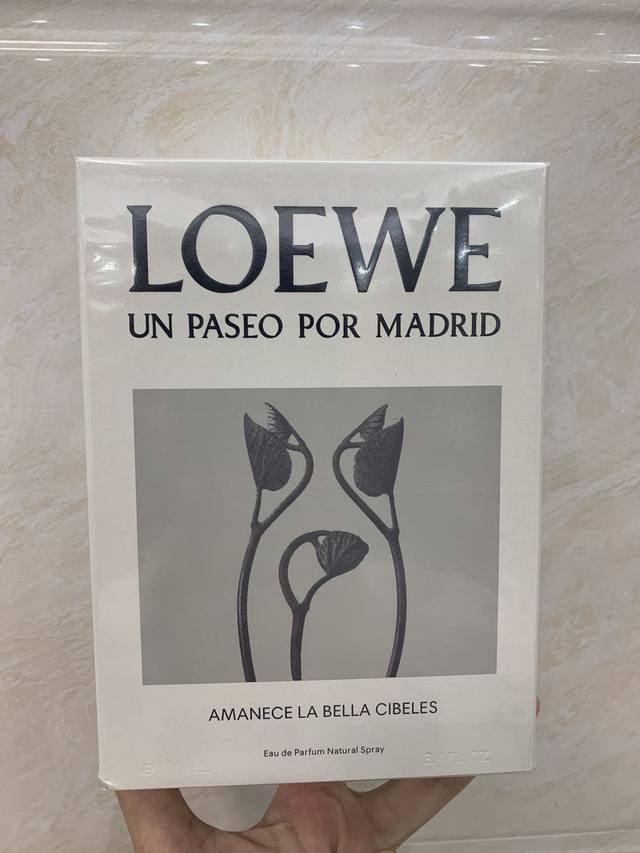 counter quality Loewe Loewe limited edition perfume leather case Amanece La Bell
