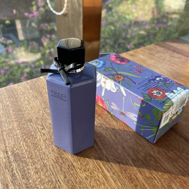 Limited Edition Eau de Parfum in a purple bottle. Top notes are lavender, with c