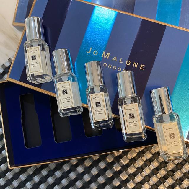 This limited-edition Jo Malone perfume comes in a designer-quality blue box, per