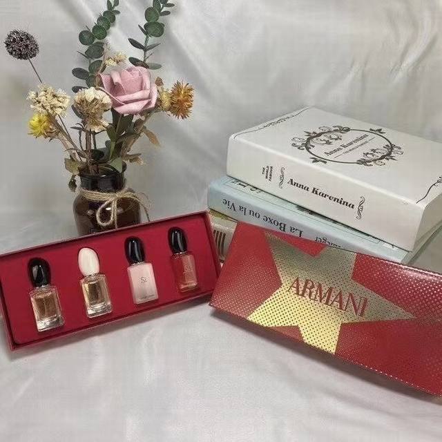 counter quality Armani Love perfume sample 4-piece set * 7Ml, mini version, spra