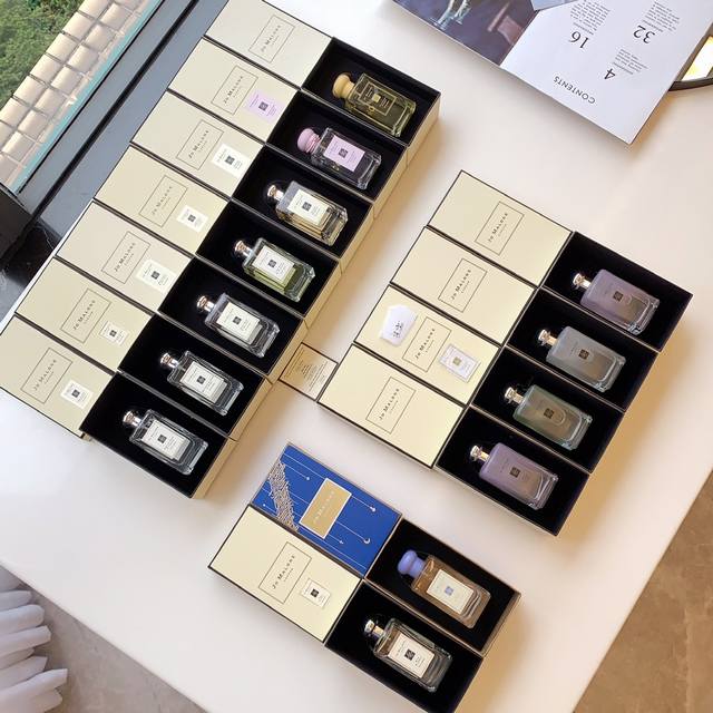 counter-quality Jomalone, 13 of the most popular fragrances, individually boxed.