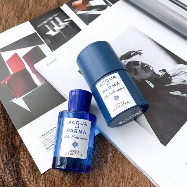 counter-quality Parma Myrtle 75ml, is inspired by the Mediterranean island of Pa