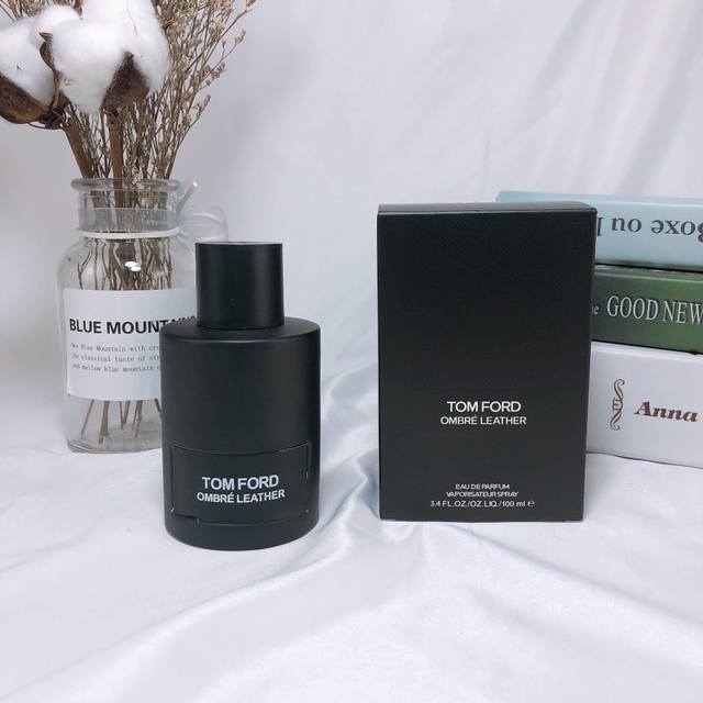 counter quality Tf leather shadow black bottle perfume Ml
