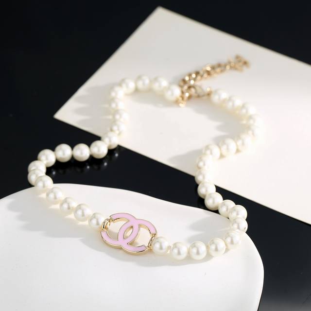 necklace Chanel Xiaoxiang double C pearl necklace purchasing level one to one to