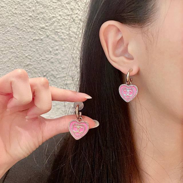 Chanel vintage double C earrings with original replica logo. Chanel's styles rea