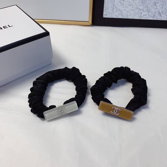 Chanel Xiaoxiang Chanel hair band new logo rubber band hair band large intestine