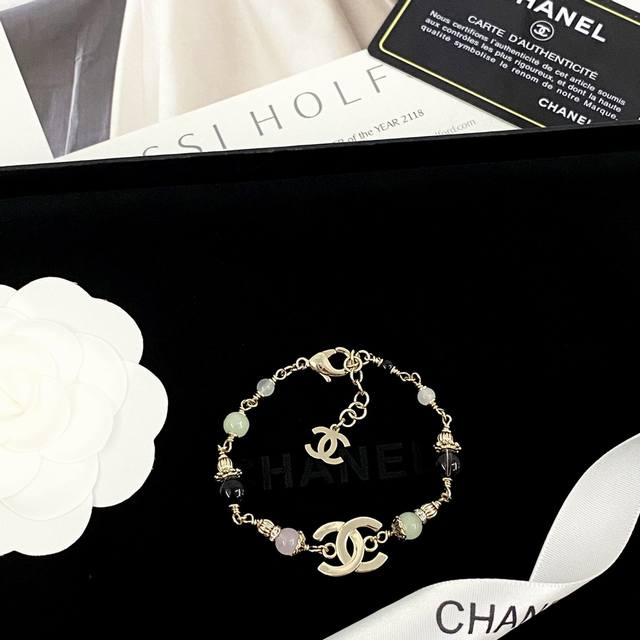 Chanel bracelets are hot sellers! The Chanel 25 colored crystal double C bracele