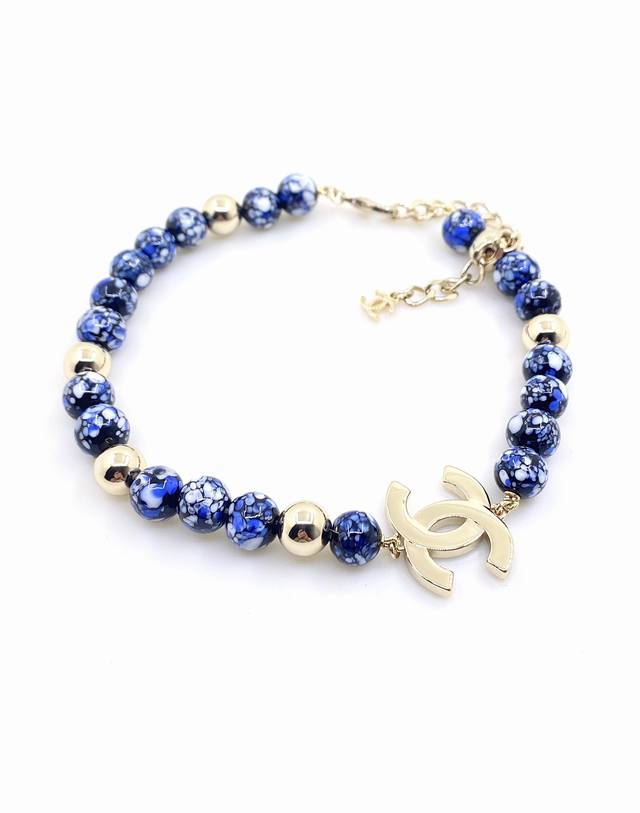 Chanel's latest blue glass necklace is made of brass from the same batch Z
