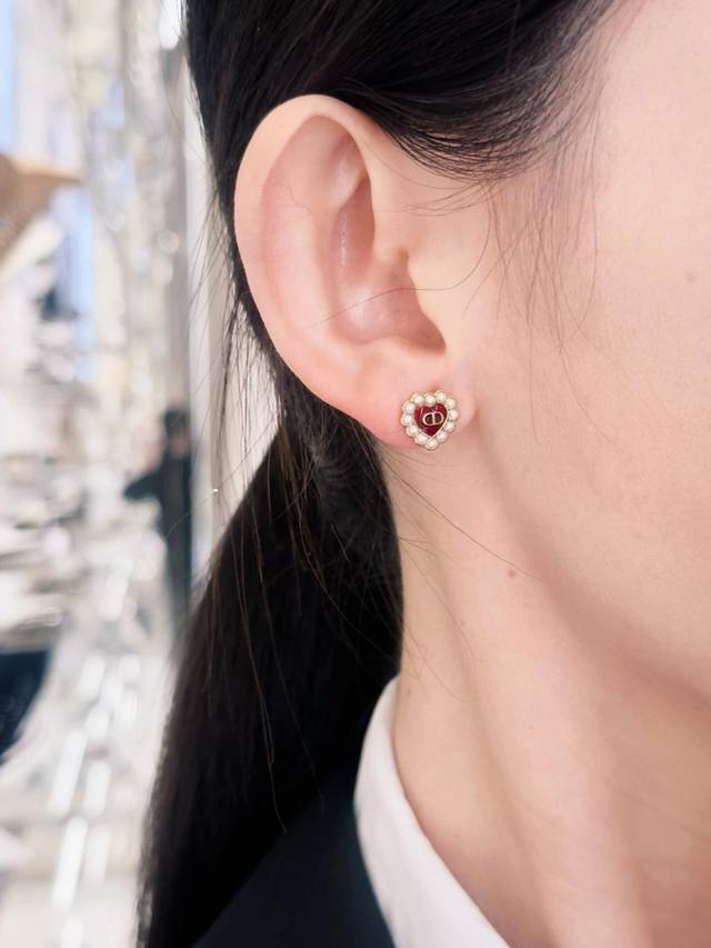 250310 We produce Zp4940! Large quantity consultation Fu Dor pearl heart earring