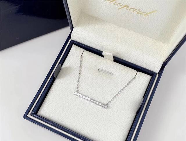 Chopard high-end CNC craft small ice cube necklace Chopard necklace material sub