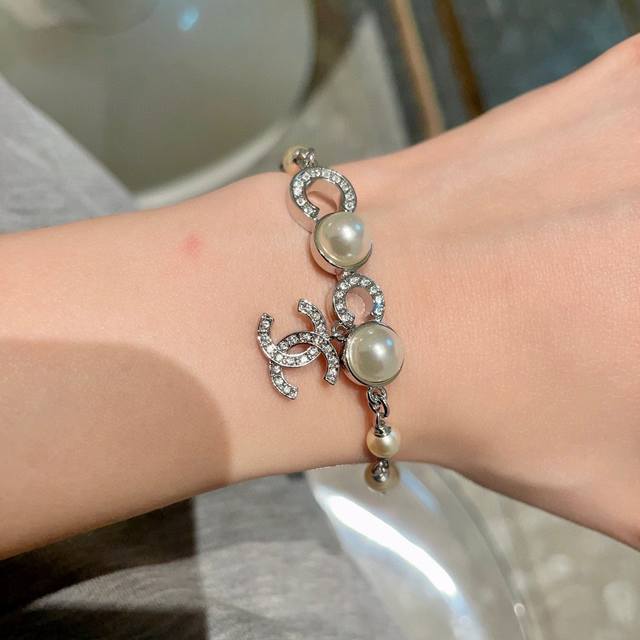 Chanel Pearl Coco Bracelet