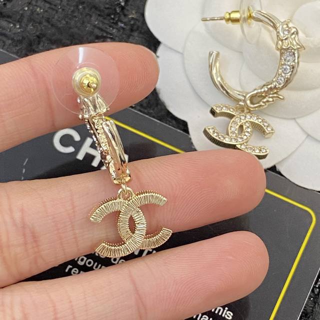 Code E2115 0247825 Chanel earrings, best-selling, new arrival, brass Chan 23 hal