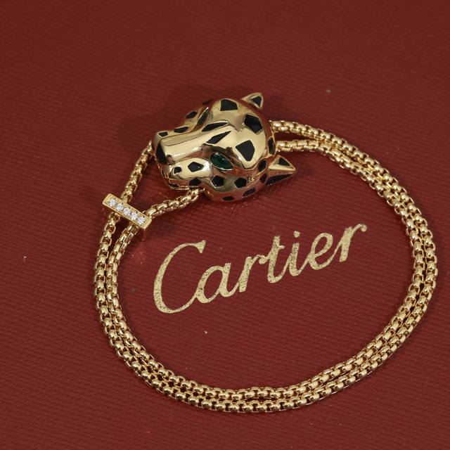 Cartier leopard bracelet shipped. A classic, aristocratic style, luxurious and a