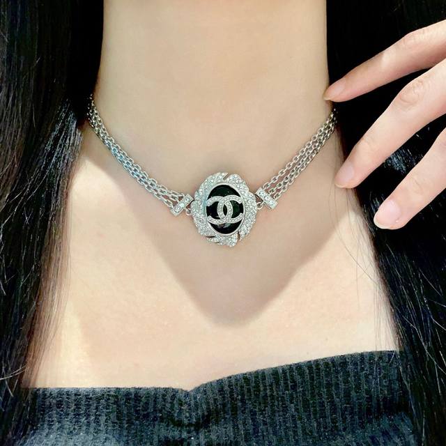 Chanel Double C diamond necklace