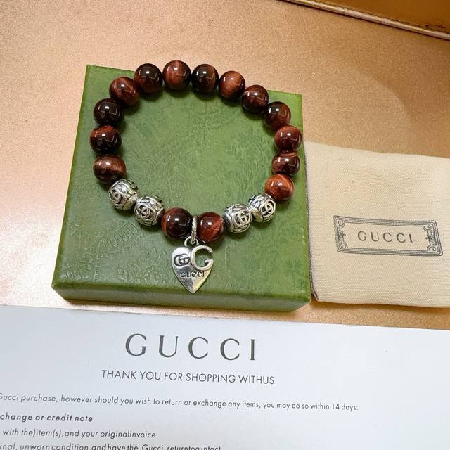 Gucci bracelet, unisex, latest natural tiger's eye bracelet, a higher-end, celeb