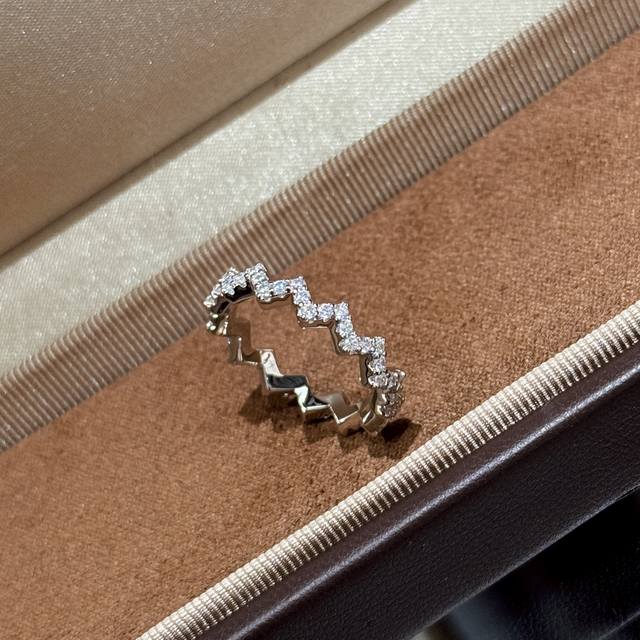 A6488 Monaco Wave Z-shaped Ring Wave simple ring classic jewelry selection Germa