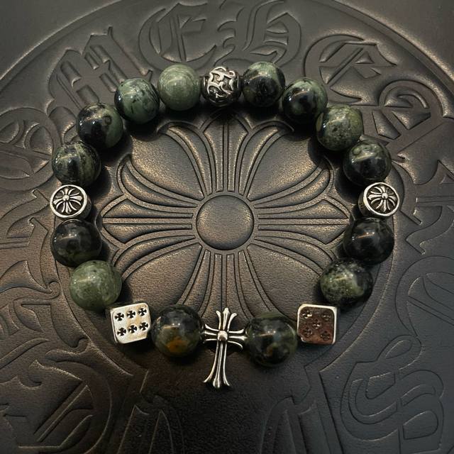 New counter quality Chrome Hearts classic retro multi-element bracelet, popular