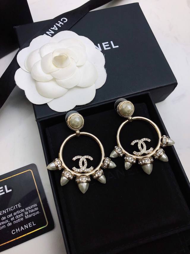 Chanel earrings, the hottest model on the market! 1:1 original model! Chanel cla