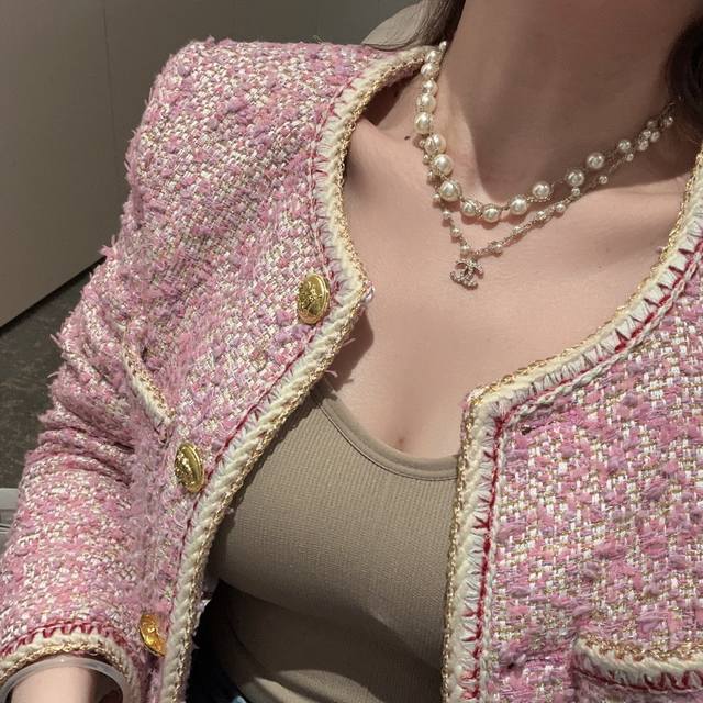 No. Xxl0056 Double-layer pearl necklace. Every detail is very fine. Pearls of di