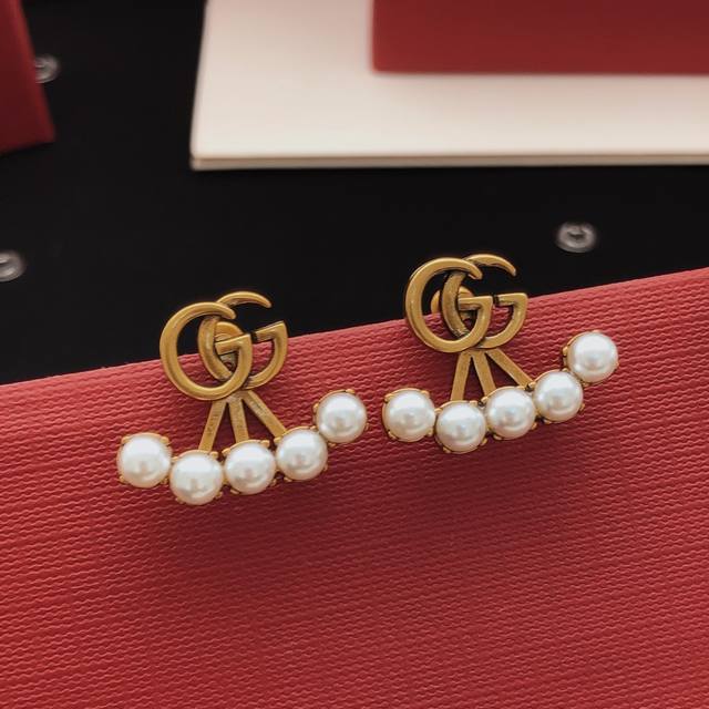 No. Ged0082 Gucc* Latest Seven Ancient Gold Earrings Consistent with Z Batch Bra