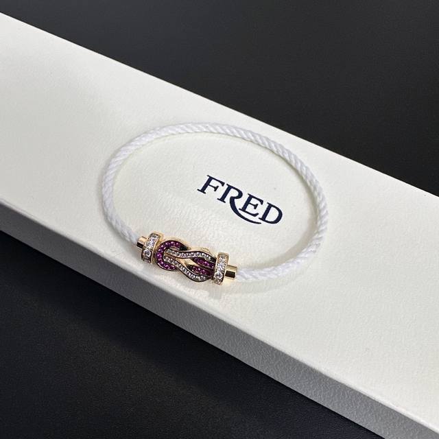 Fred horseshoe buckle with stainless steel wire rope unisex couple bracelet