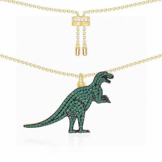 A batch M Monaco purchasing level shipment personalized fashion dinosaur necklac