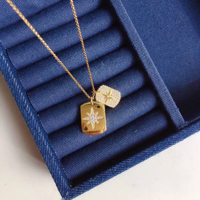 A batch M Monaco rice word tag necklace is personalized, fashionable, and stylis