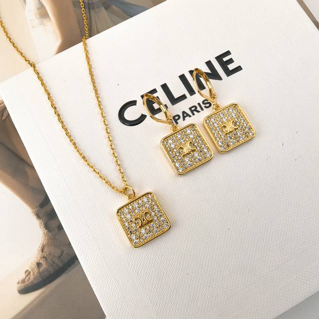 necklace earrings Celine new batch Reclous new products are simple and fashionab