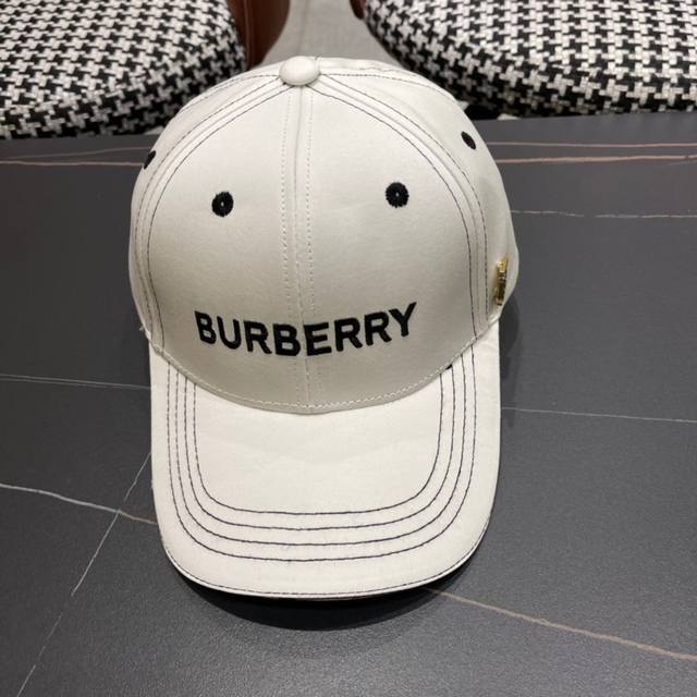 Burberry original baseball cap, a top-selling item in the Burberry department st