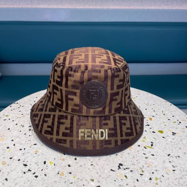 Fendi's popular Ff jacquard bucket hat, unisex. Recommended by millions of influ