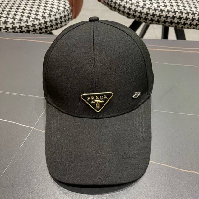 Prada 2025 new baseball cap, big brand style is super easy to match, hurry up an