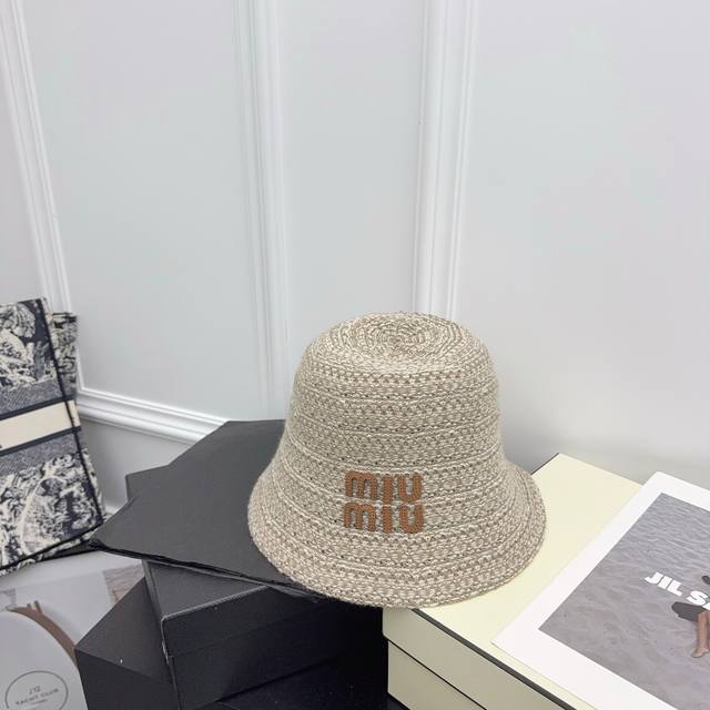 Running volume Mumu~New wool bucket hat wool knitted bucket hat, new autumn and