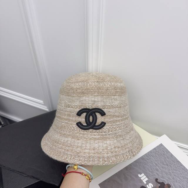 Running volume Xiao Chanel ~ New wool bucket hat wool knitted bucket hat DDD