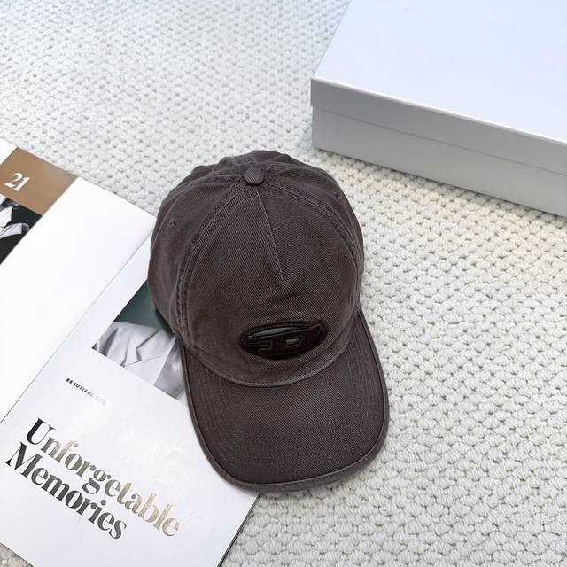 Diesel baseball cap, a must-have for going out, easy to match, high quality, com